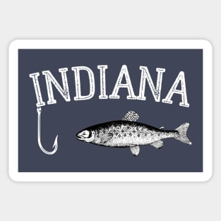 Indiana Fishing Sticker